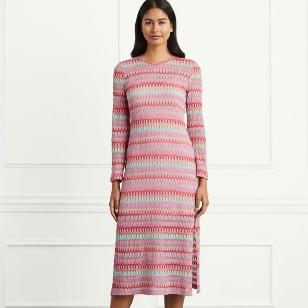 Hill House Enzo Dress in Sunset Raschel Knit — NWT!
